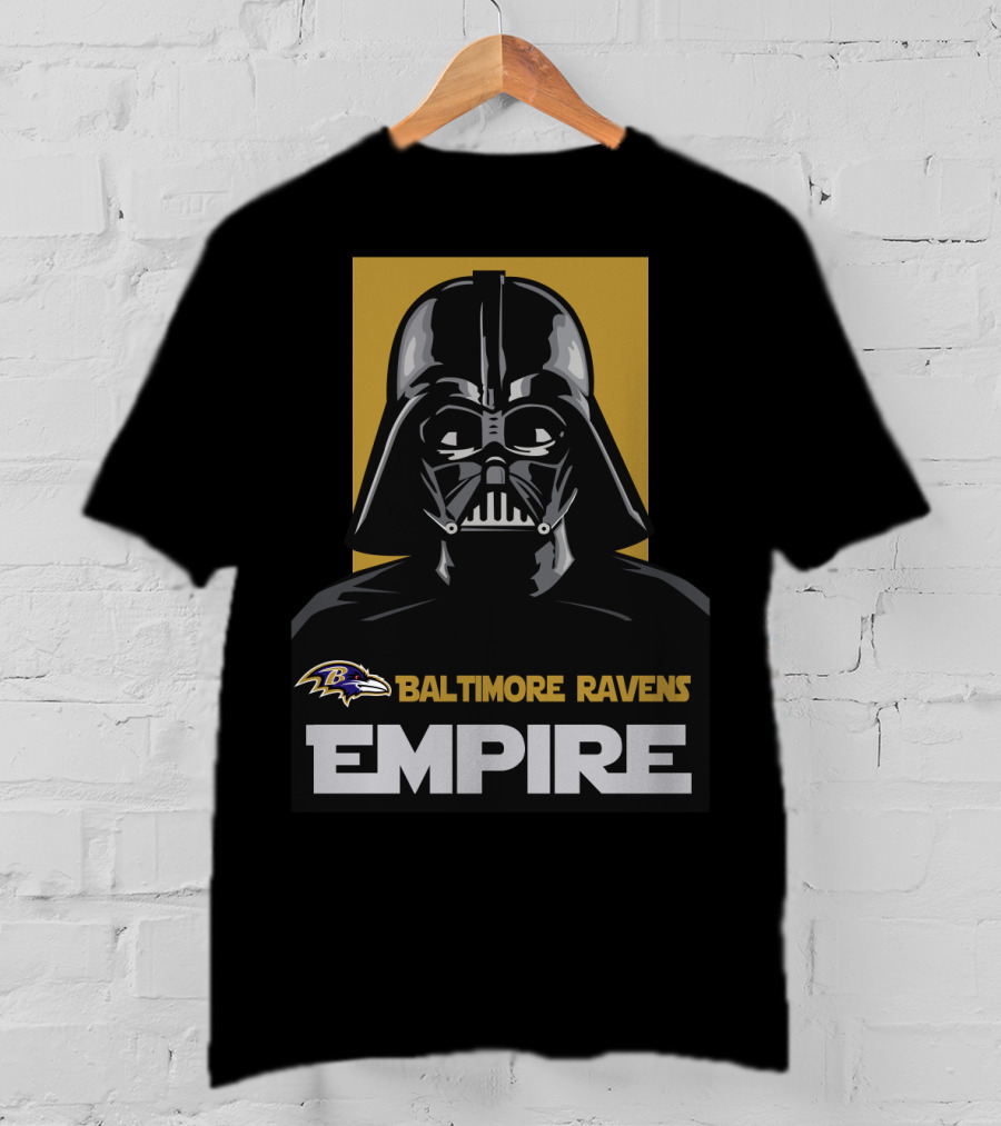 Baltimore Ravens Empire Darth Vader Ravens T-Shirt