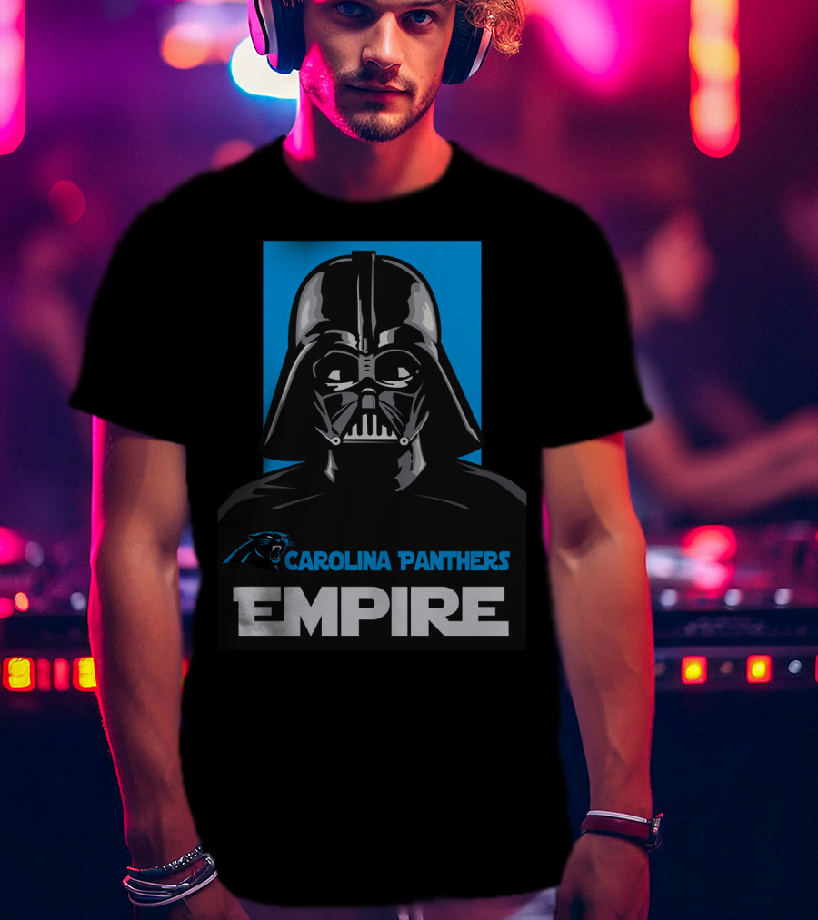 Carolina Panthers Darth Vader Empire T-Shirt