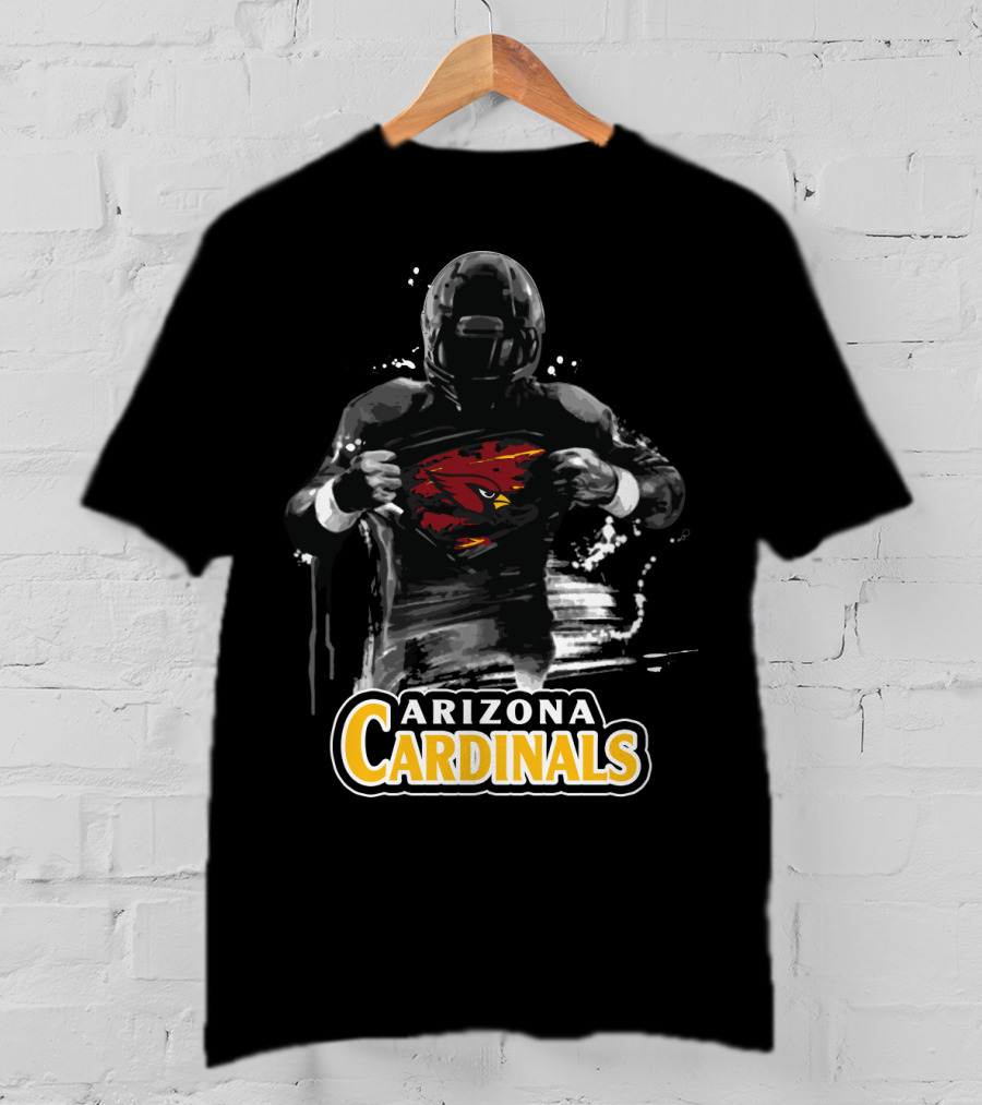 Arizona Cardinals Football Hero Emblem Reveal T-Shirt