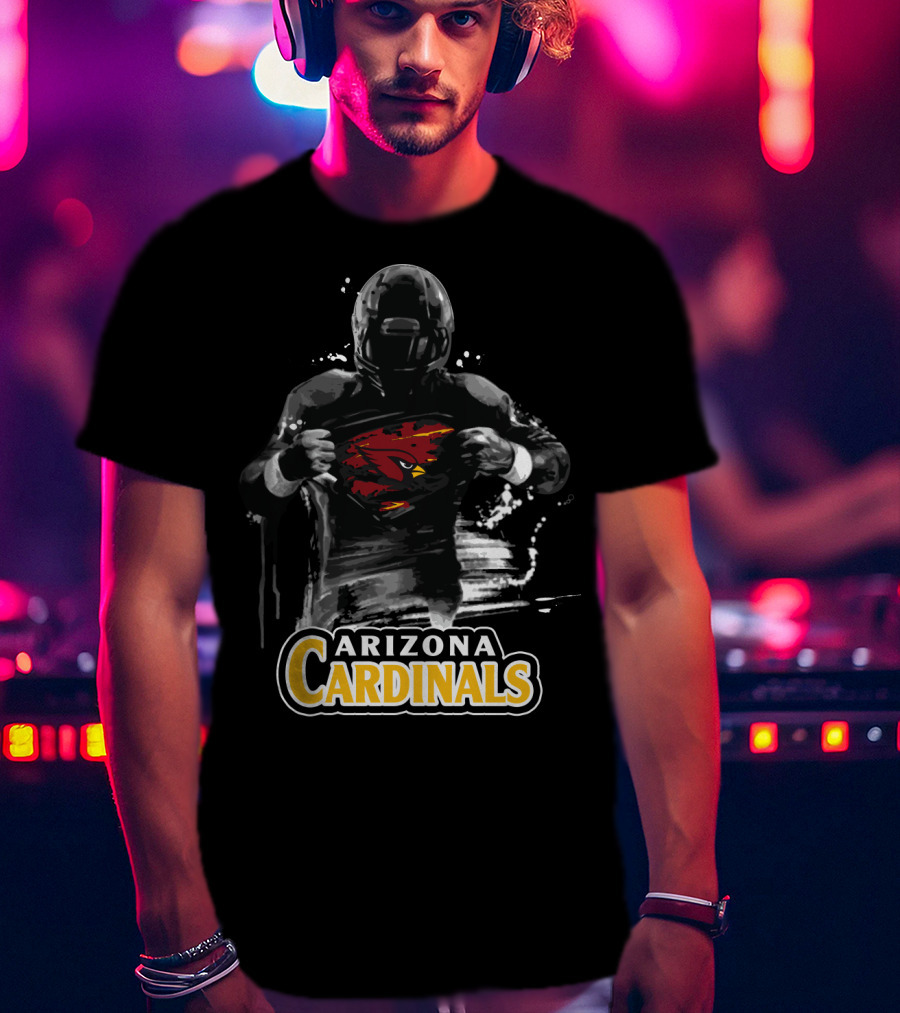 Arizona Cardinals Football Hero Emblem Reveal T-Shirt