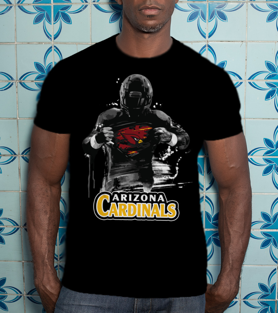 Arizona Cardinals Football Hero Emblem Reveal T-Shirt