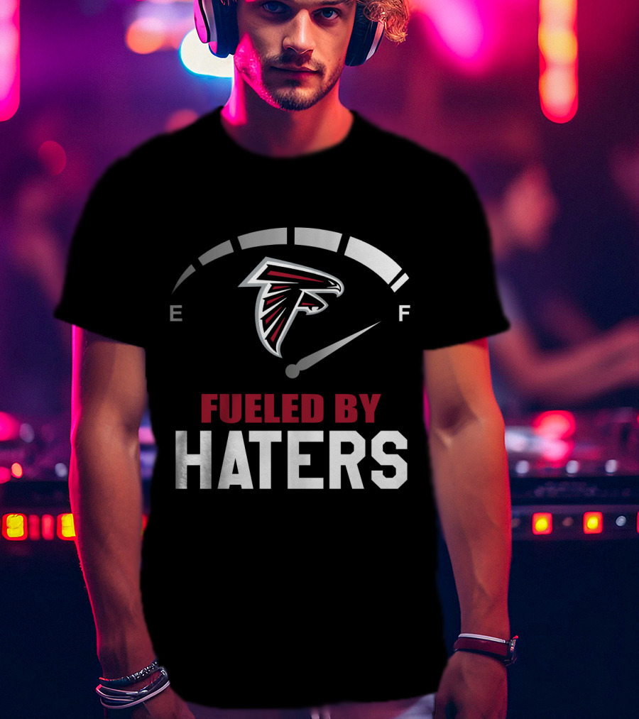 Atlanta Falcons Fueled By Haters Speedometer T-Shirt
