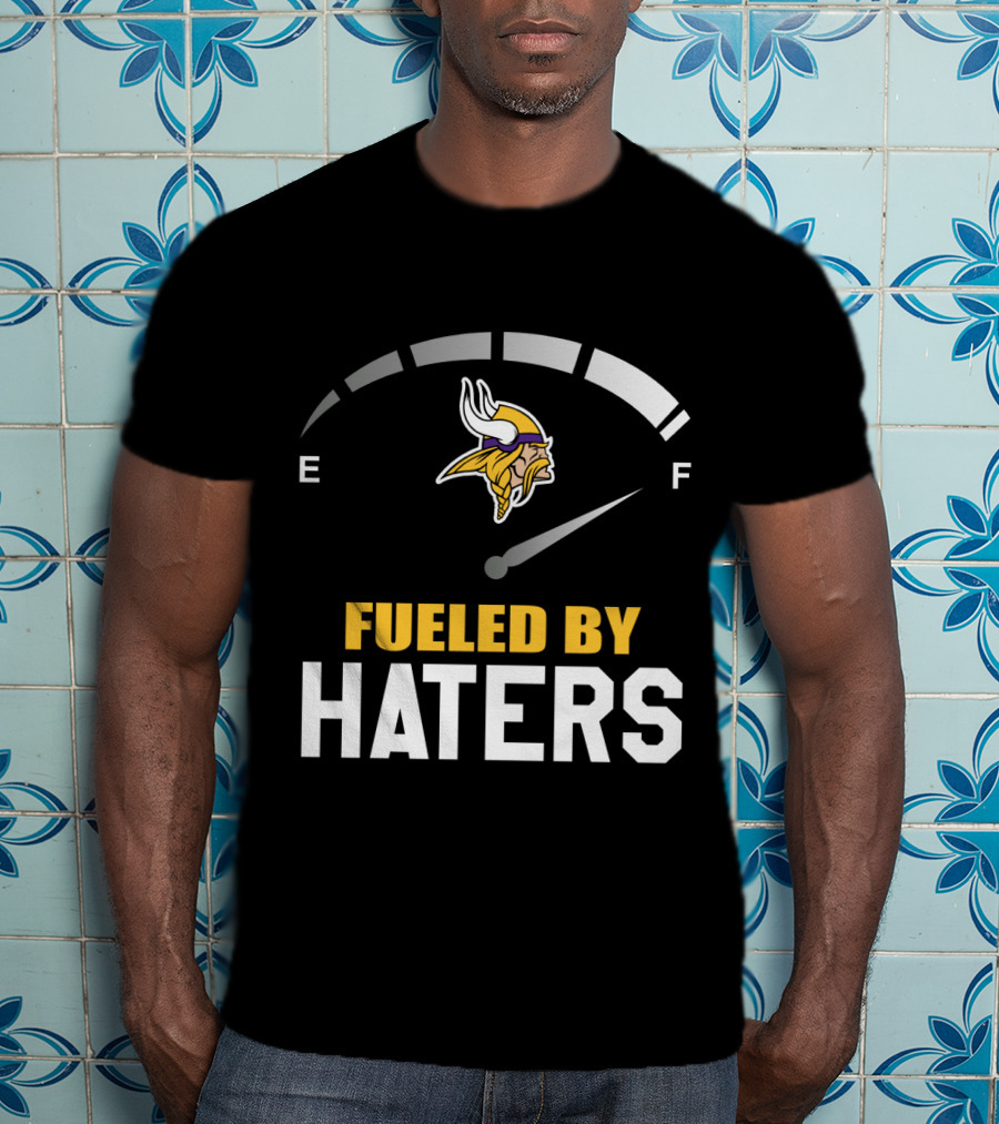 Minnesota Vikings Fueled By Haters Emblematic Meter Display T-Shirt
