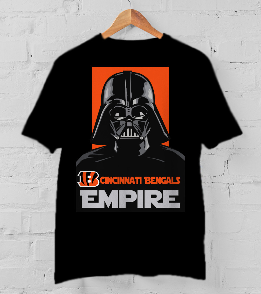Cincinnati Bengals Darth Vader Empire T-Shirt