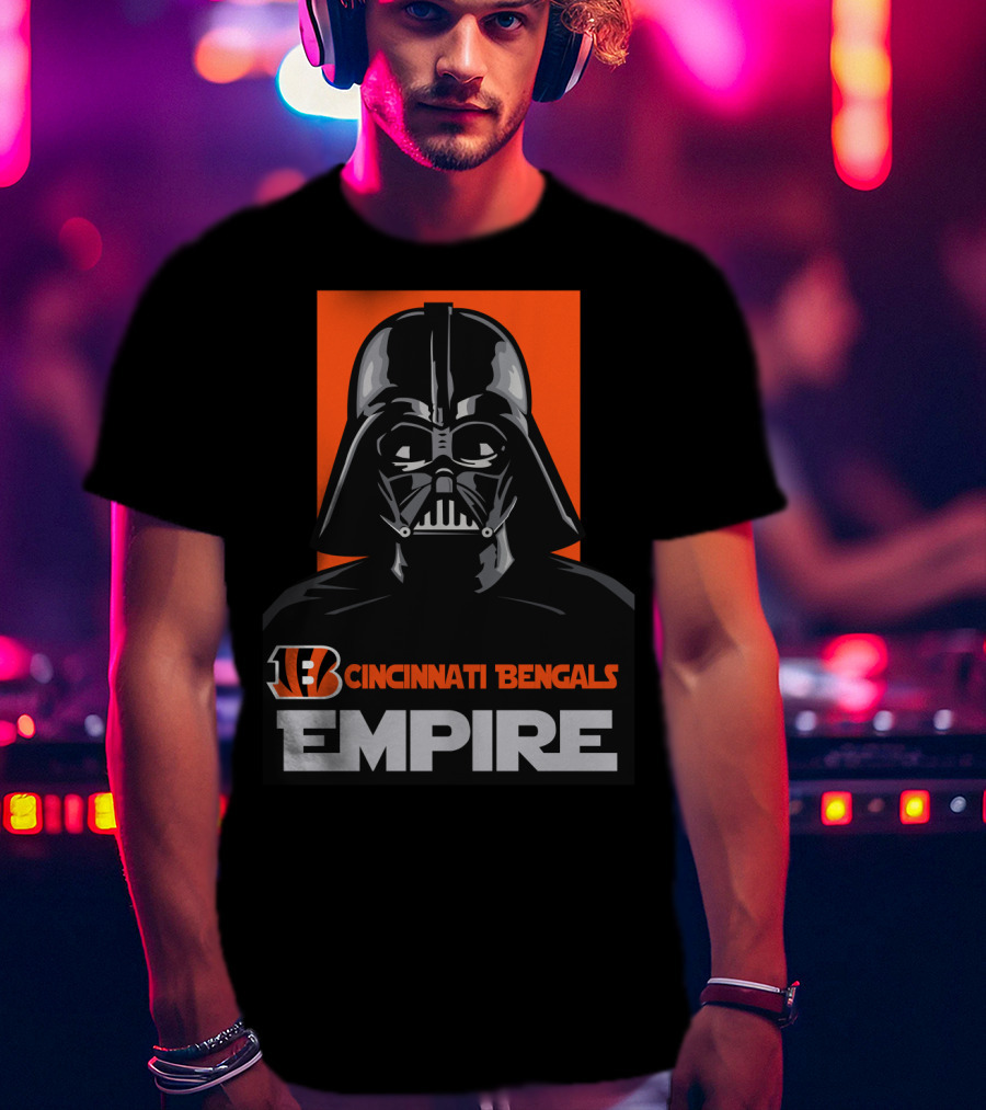 Cincinnati Bengals Darth Vader Empire T-Shirt