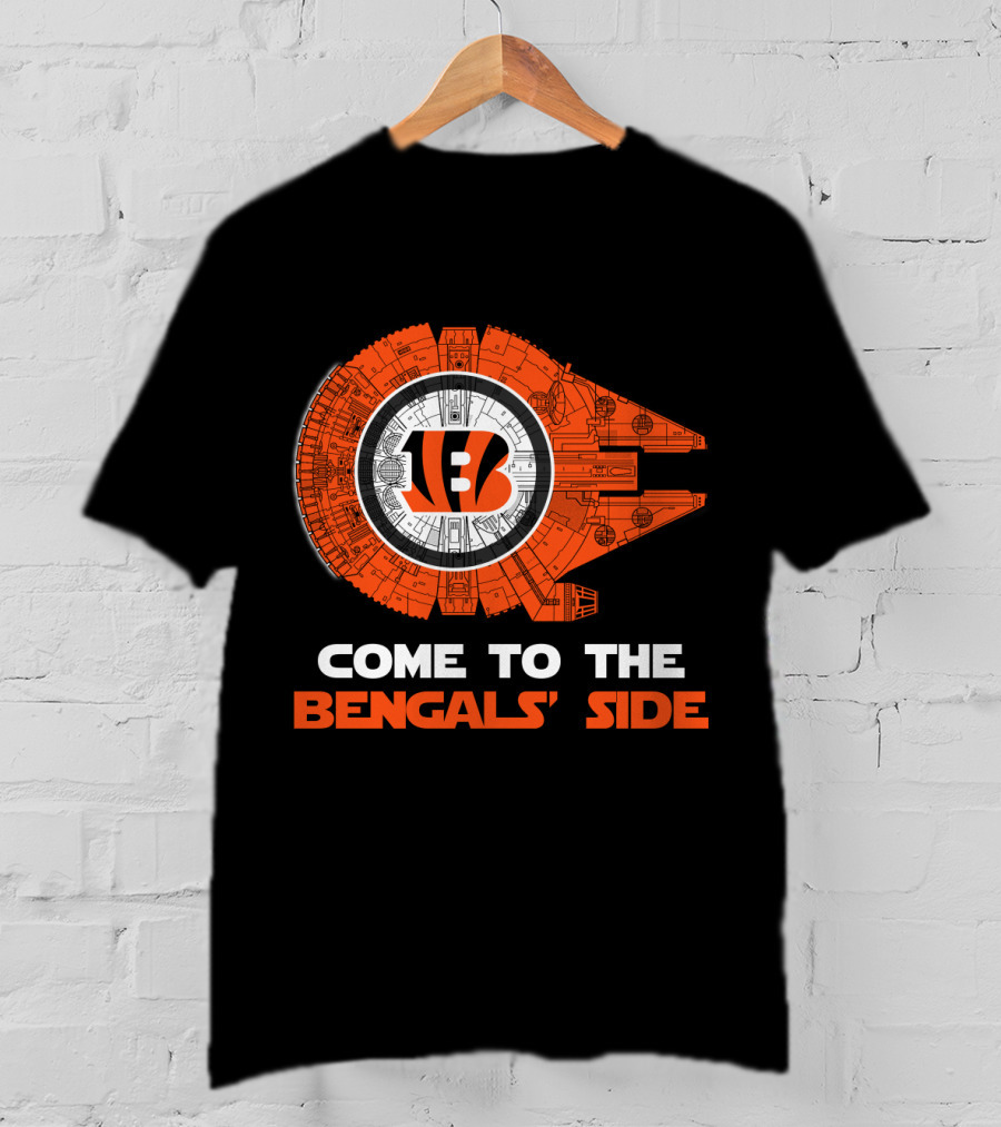 Come To The Bengals' Side Cincinnati Millennium Falcon T-Shirt