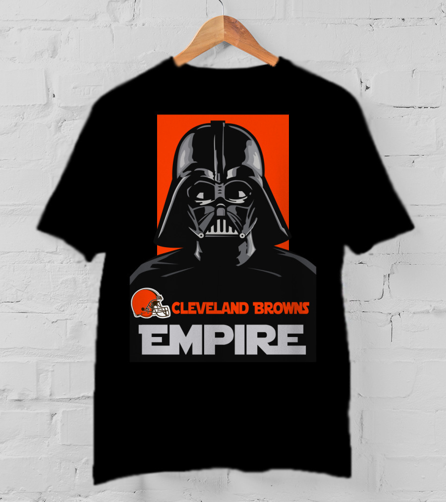 Cleveland Browns Empire Darth Vader Helmet T-Shirt