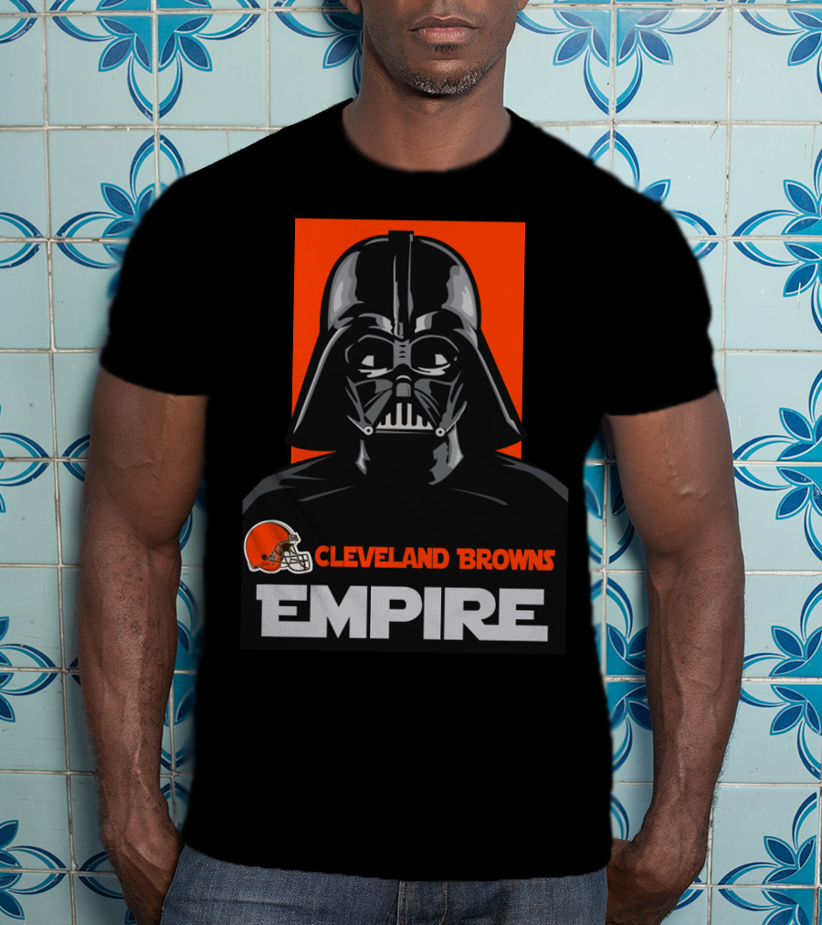 Cleveland Browns Empire Darth Vader Helmet T-Shirt