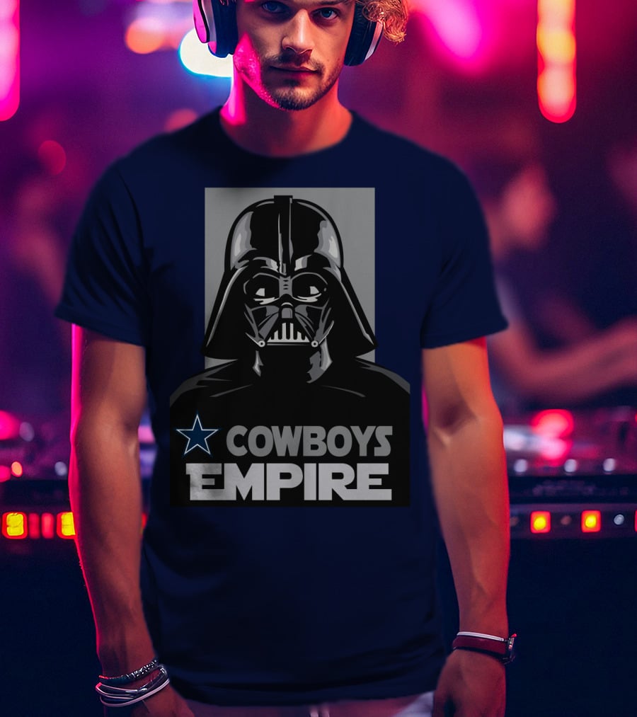 Cowboys Empire Darth Vader Star Wars Dallas Cowboys Star T-Shirt