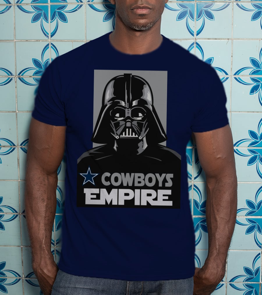 Cowboys Empire Darth Vader Star Wars Dallas Cowboys Star T-Shirt