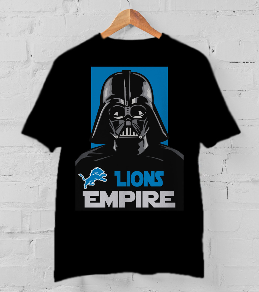 Lions Empire Darth Vader Detroit T-Shirt