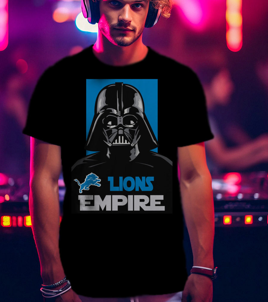 Lions Empire Darth Vader Detroit T-Shirt