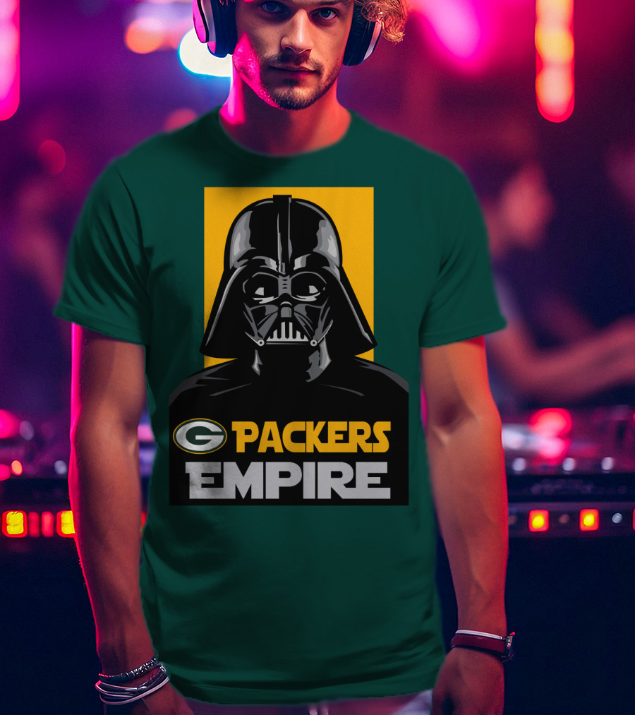 Packers Empire Darth Vader Green Bay T-Shirt