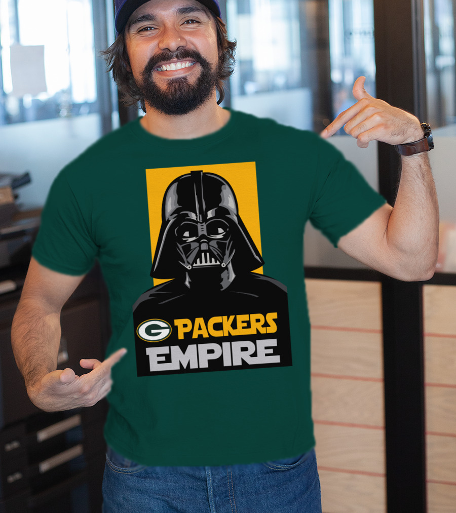 Packers Empire Darth Vader Green Bay T-Shirt