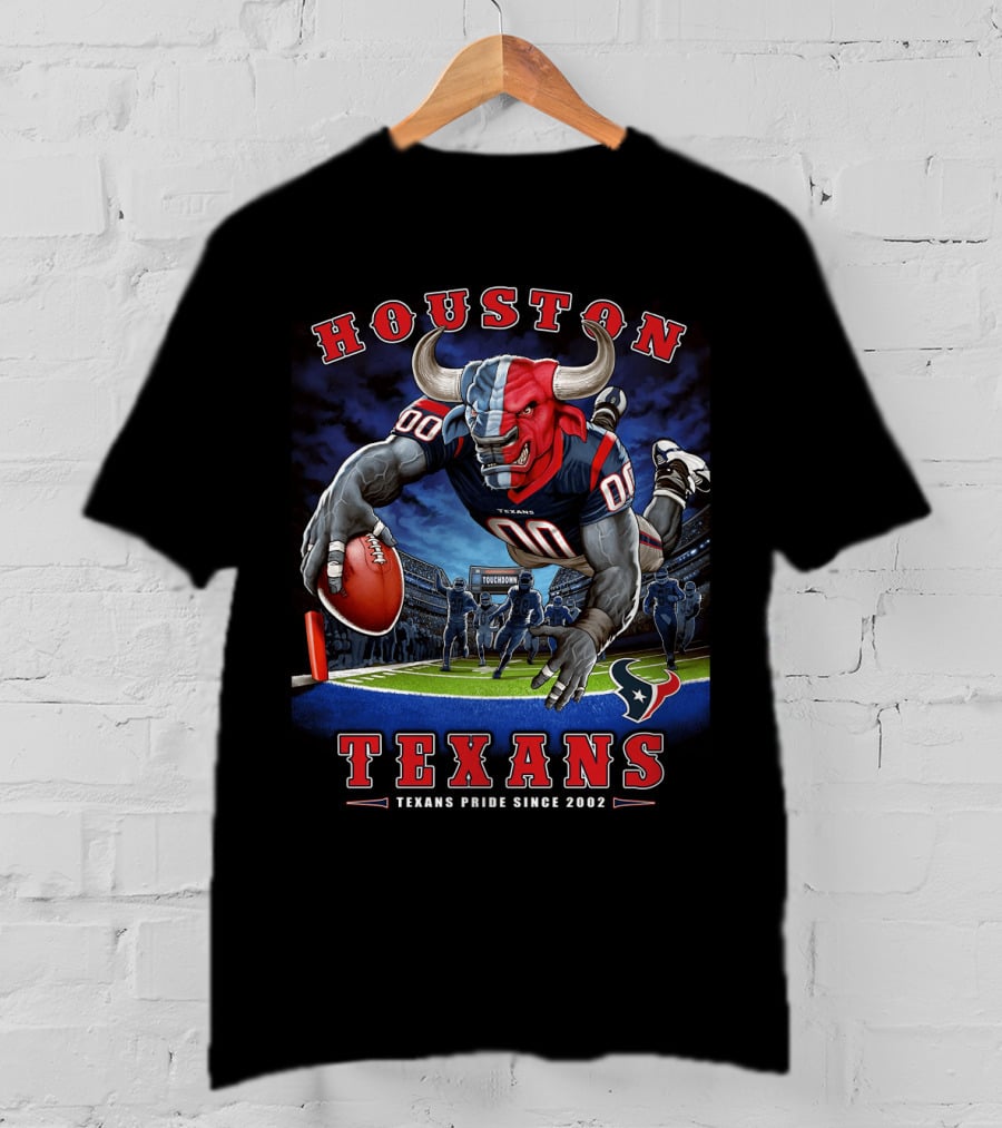 Houston Texans End Zone Texans Pride Since 2002 T-Shirt