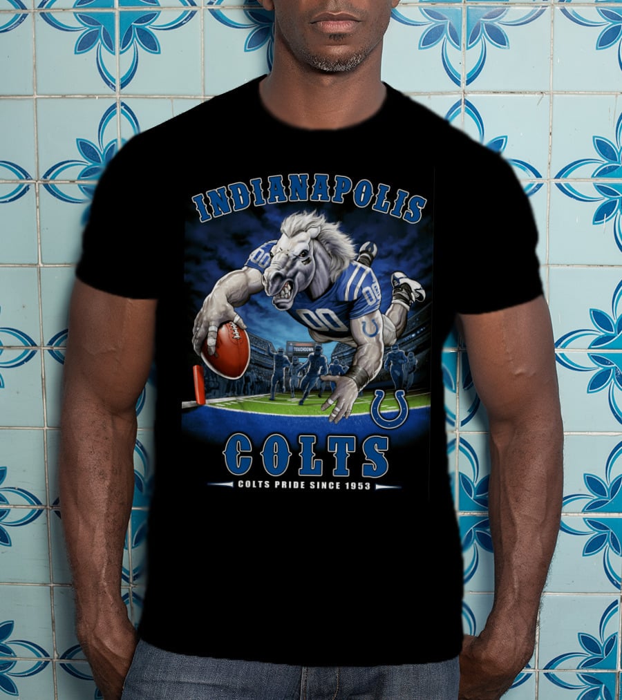 Indianapolis Colts Pride Since 1953 End Zone Touchdown Nfl T-Shirt