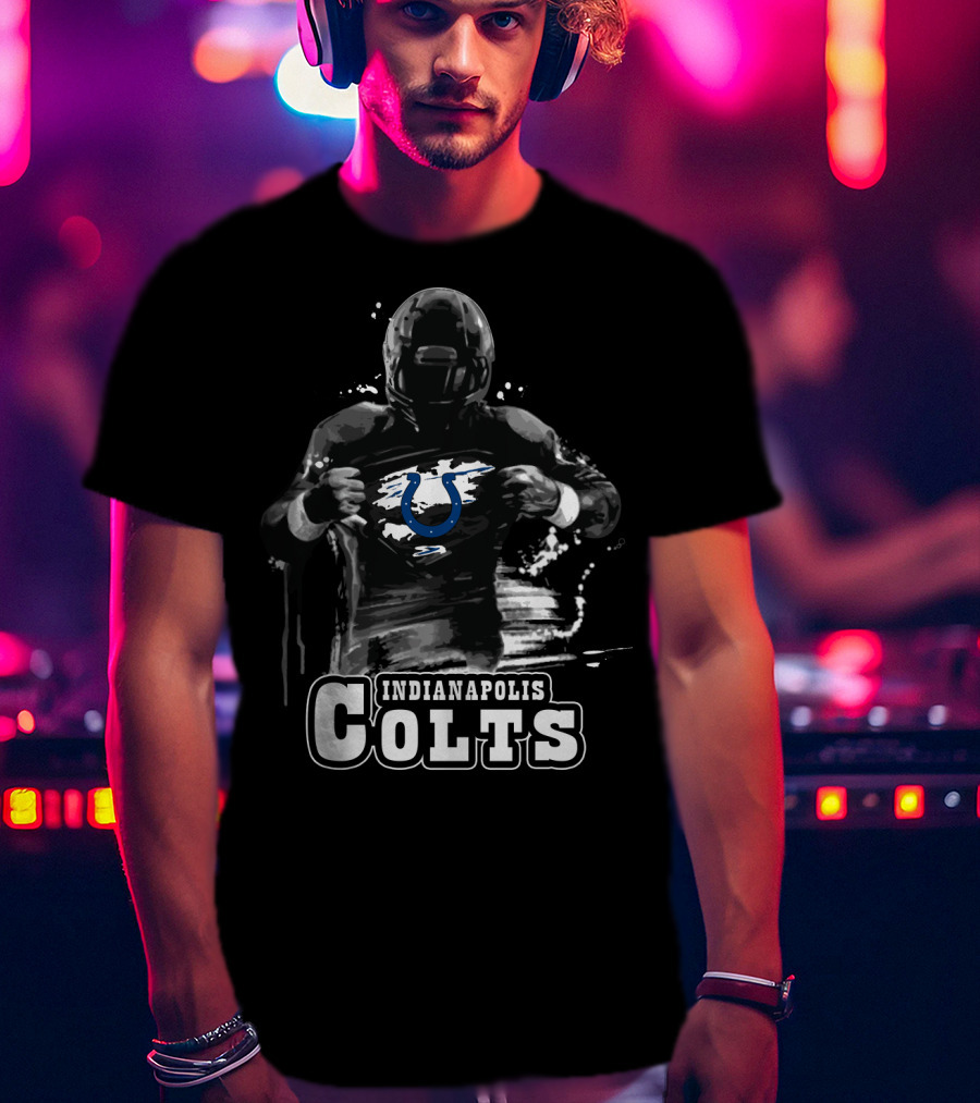 Indianapolis Colts Heroic Football Player Unveiling Team Spirit T-Shirt