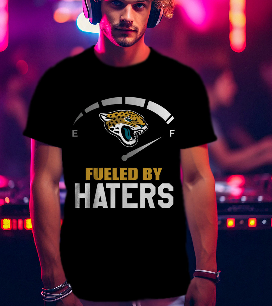 Fueled By Haters Jacksonville Jaguars Motif T-Shirt