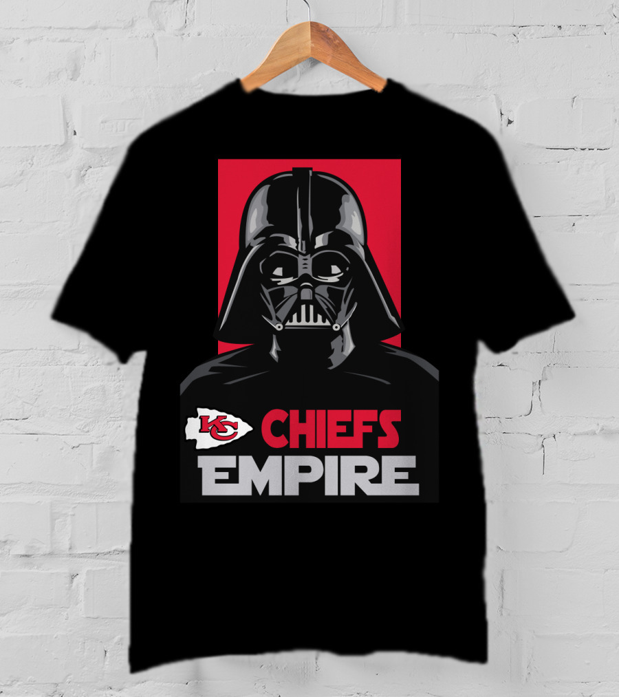 Chiefs Empire Darth Vader Kansas City Chiefs Fan Collaboration T-Shirt