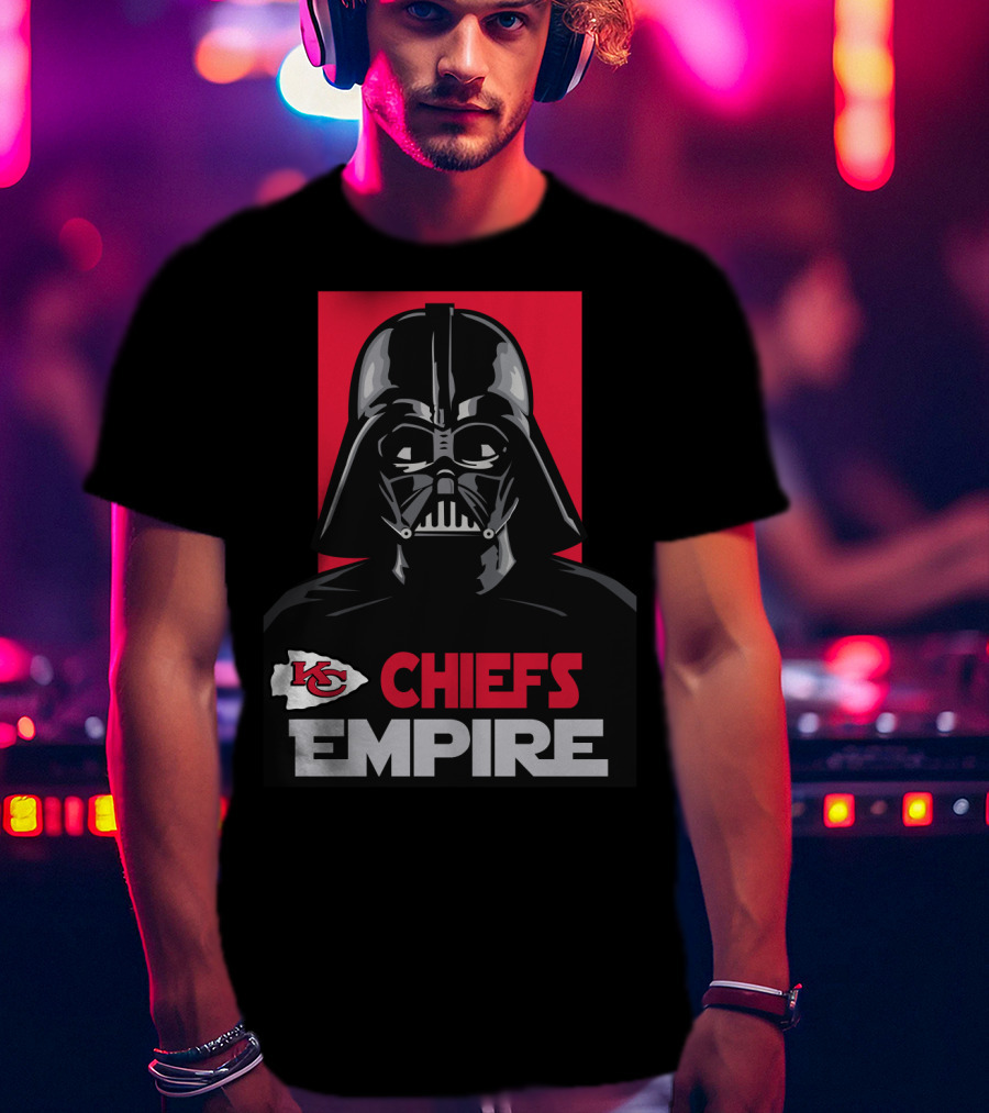 Chiefs Empire Darth Vader Kansas City Chiefs Fan Collaboration T-Shirt