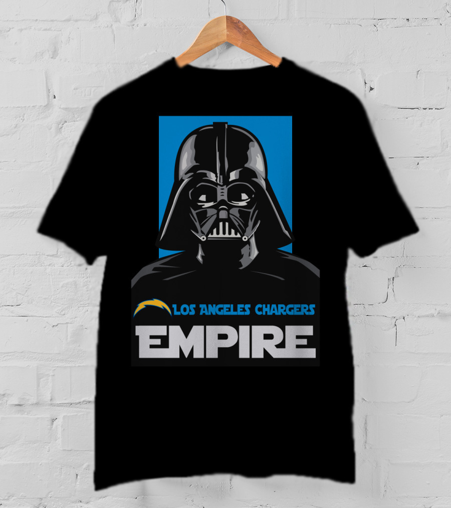 Los Angeles Chargers Empire Darth Vader T-Shirt