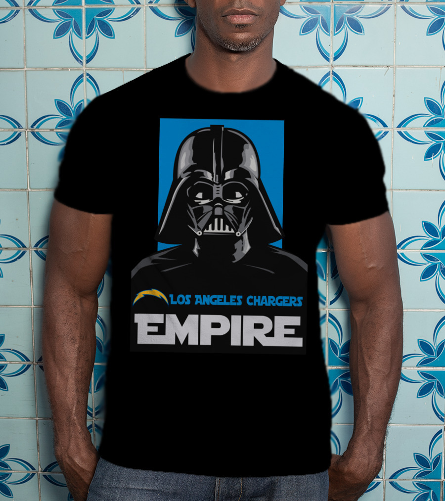 Los Angeles Chargers Empire Darth Vader T-Shirt