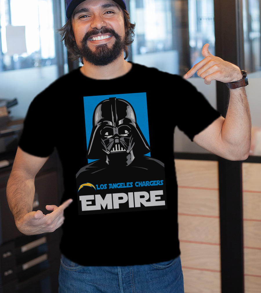 Los Angeles Chargers Empire Darth Vader T-Shirt