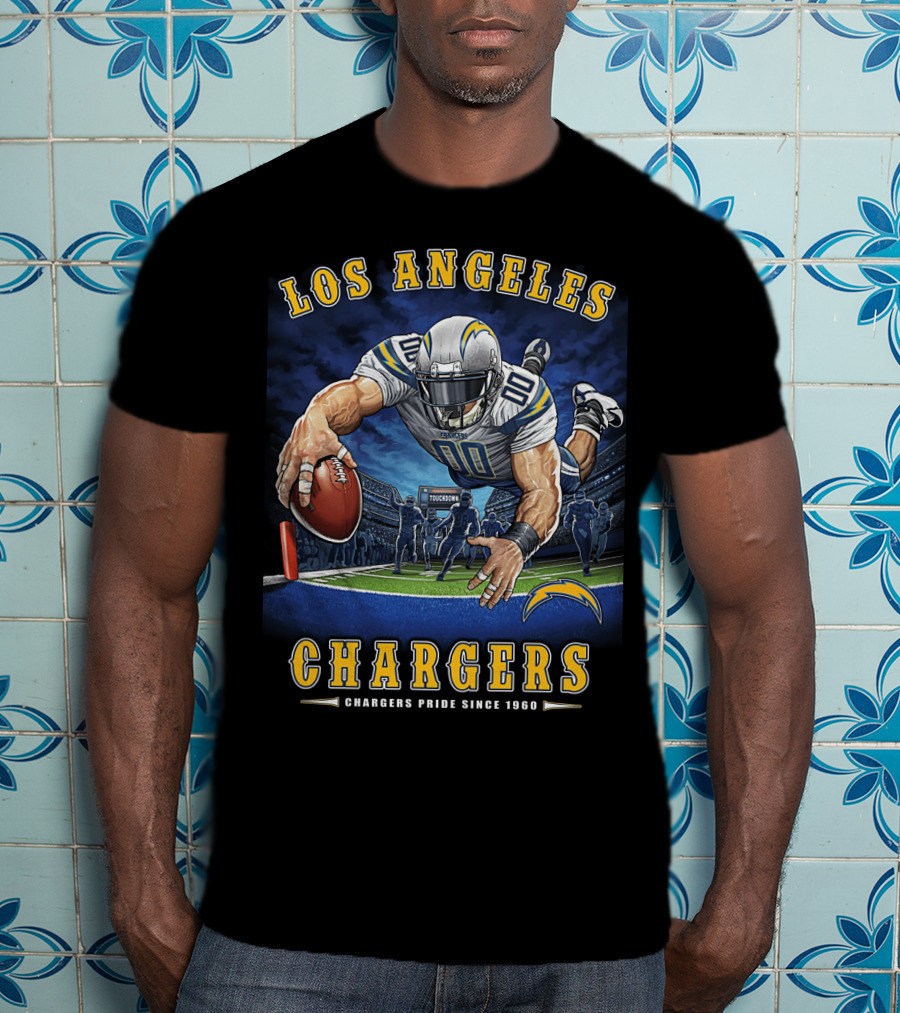 Los Angeles Chargers Touchdown Pride Since 1960 Nfl T-Shirt