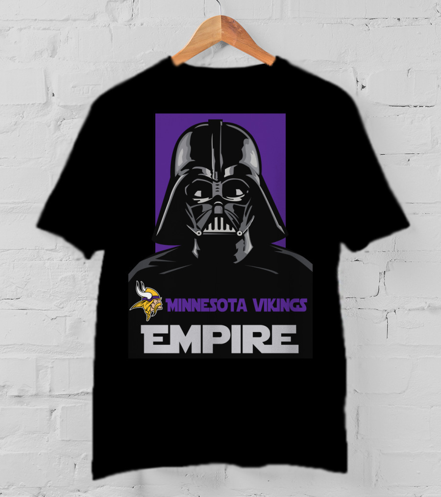 Minnesota Vikings Empire Vader Helmet T-Shirt