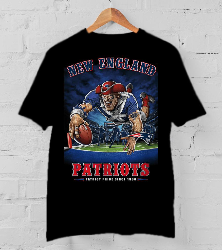 New England Patriots Patriot Pride Since 1960 End Zone Nfl T-Shirt