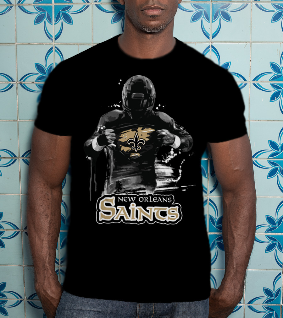 New Orleans Saints Football Hero Fleur-De-Lis T-Shirt