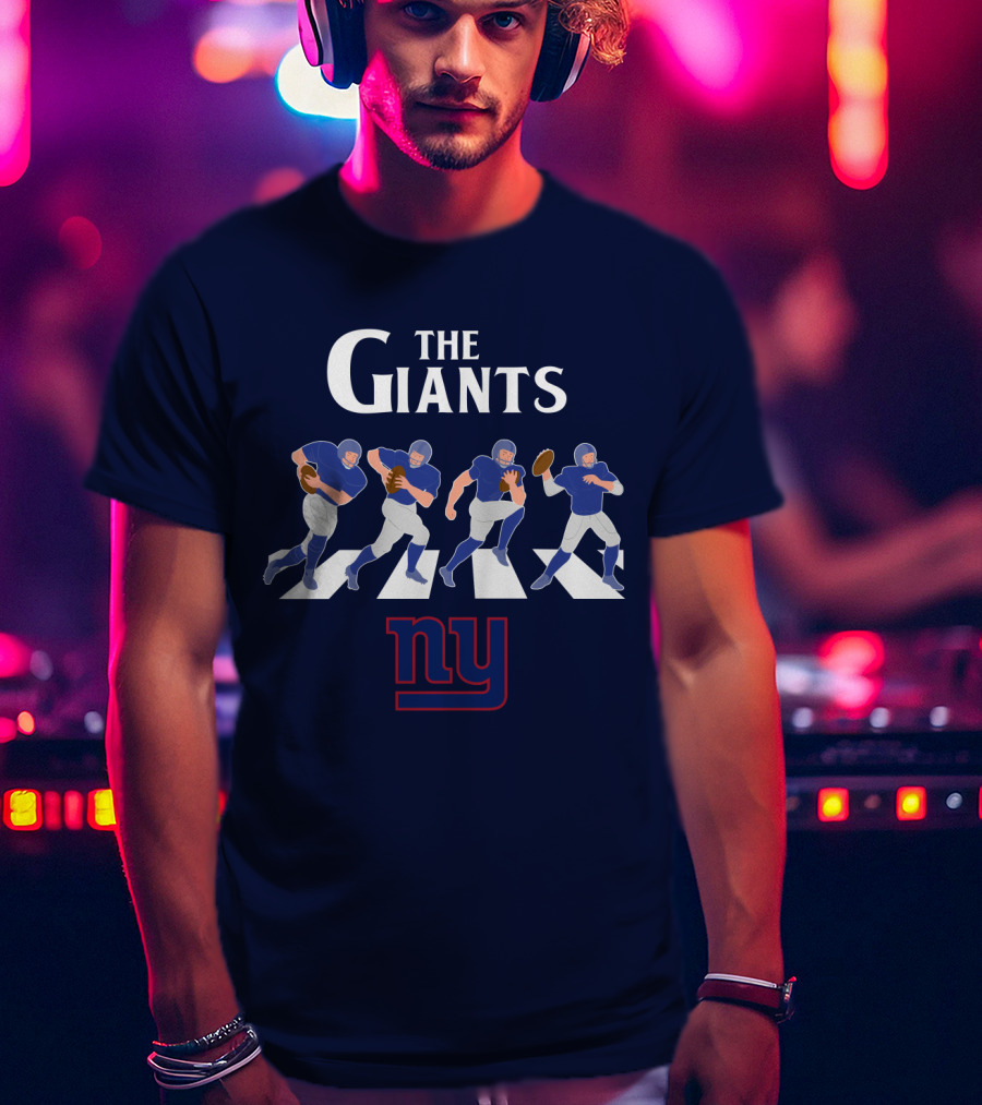 The Giants Ny Football Players Abbey Road T-Shirt