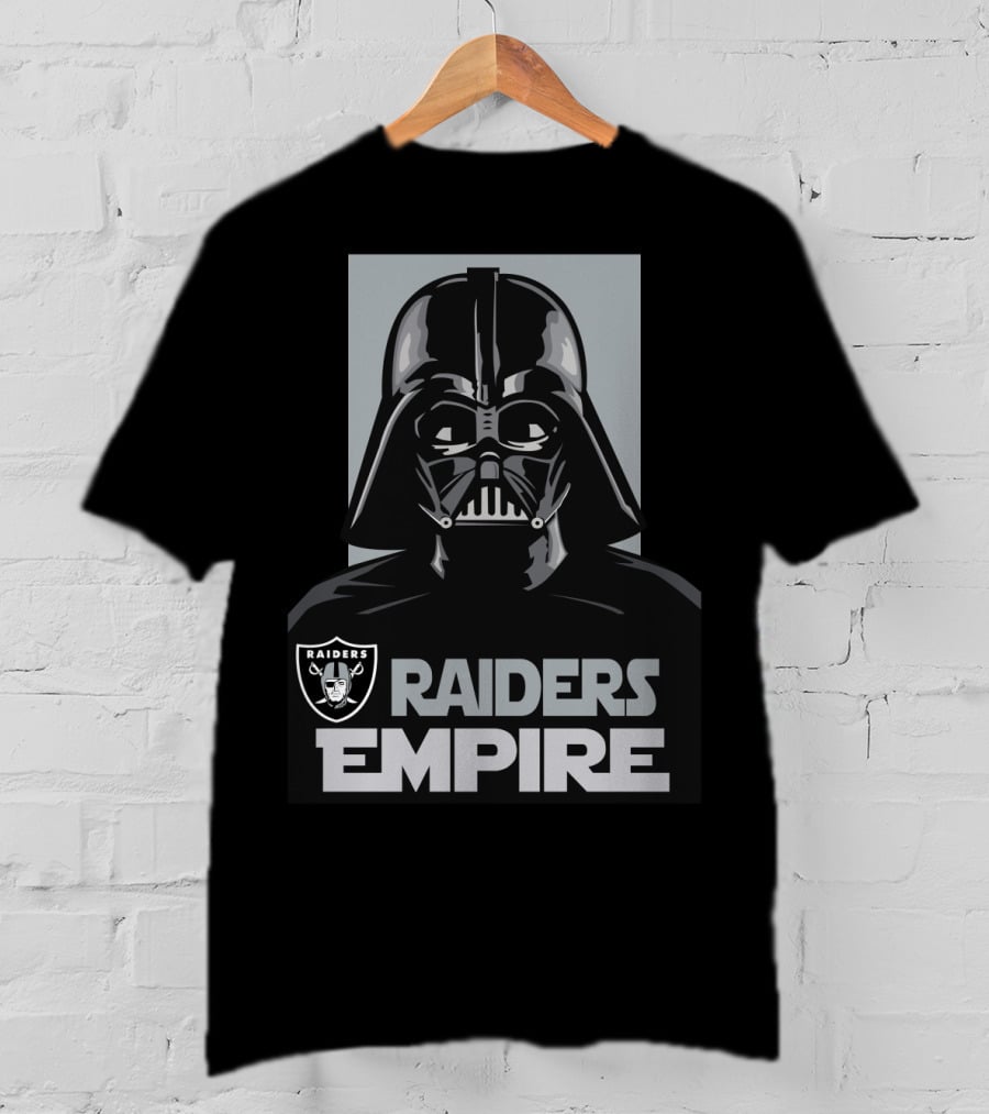 Raiders Empire Darth Vader Nfl Team Crossover T-Shirt