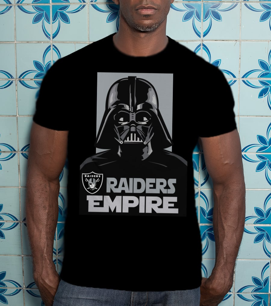 Raiders Empire Darth Vader Nfl Team Crossover T-Shirt
