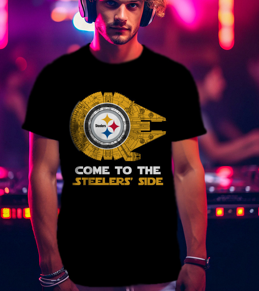 Steelers Come To The Side Millennium Falcon T-Shirt