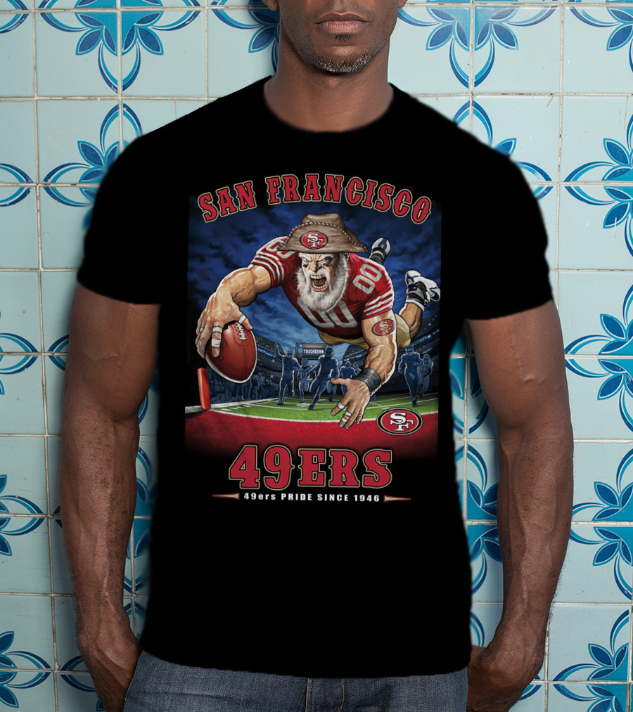 San Francisco 49ers 49ers Pride Since 1946 Touchdown Nfl T-Shirt