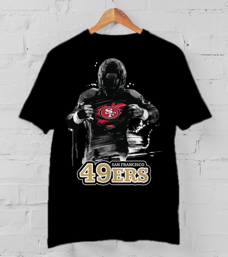 San Francisco 49ers Football Hero Logo Burst T-Shirt