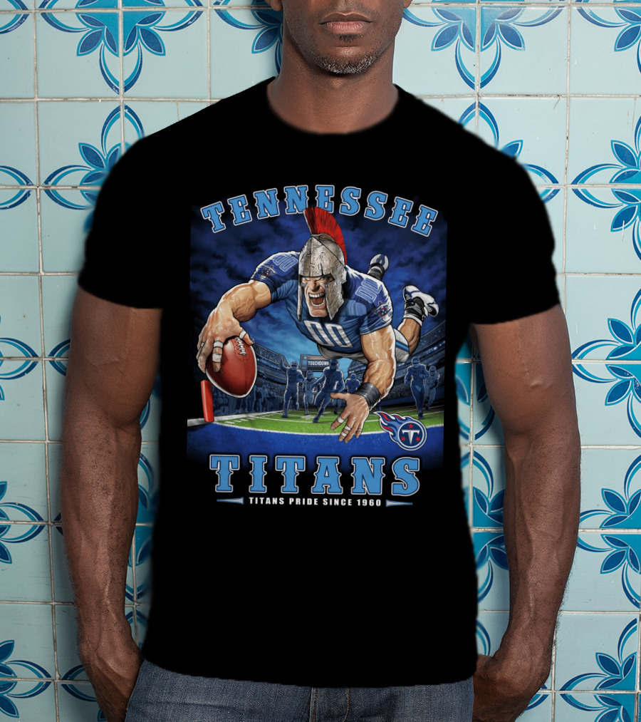 Tennessee Titans Pride Since 1960 End Zone Nfl T-Shirt