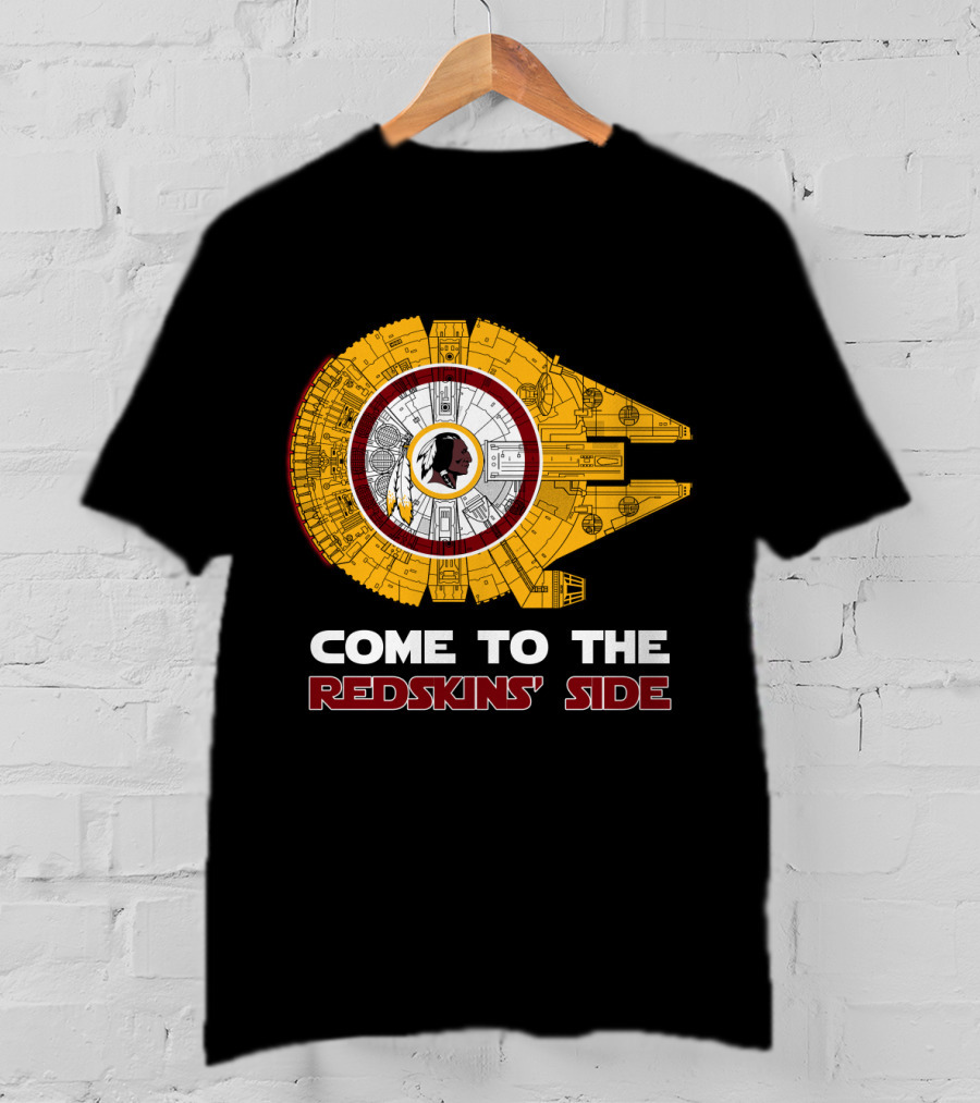 Come To The Redskins' Side Millennium Falcon Mix T-Shirt