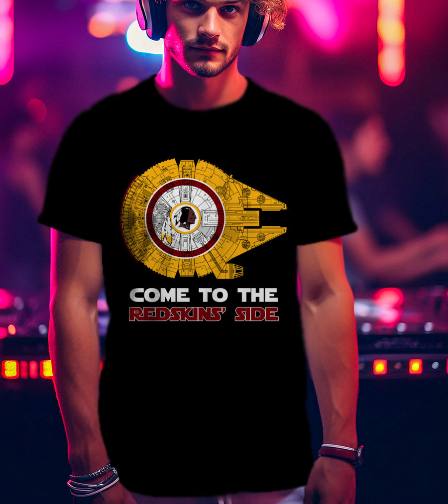Come To The Redskins' Side Millennium Falcon Mix T-Shirt