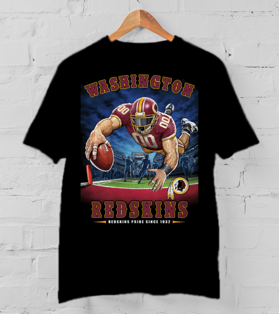 Washington Redskins Pride Since 1932 Touchdown Nfl End Zone T-Shirt