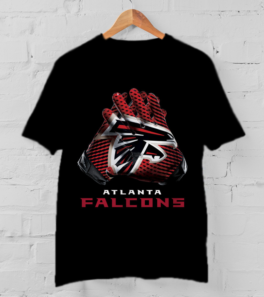 Atlanta Falcons Nfl Team Gloves T-Shirt