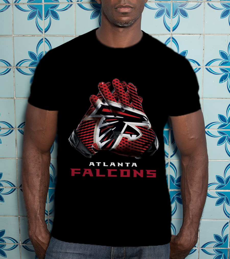 Atlanta Falcons Nfl Team Gloves T-Shirt