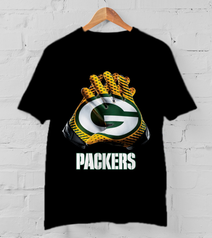 Packers Green Bay Nfl Gloves T-Shirt