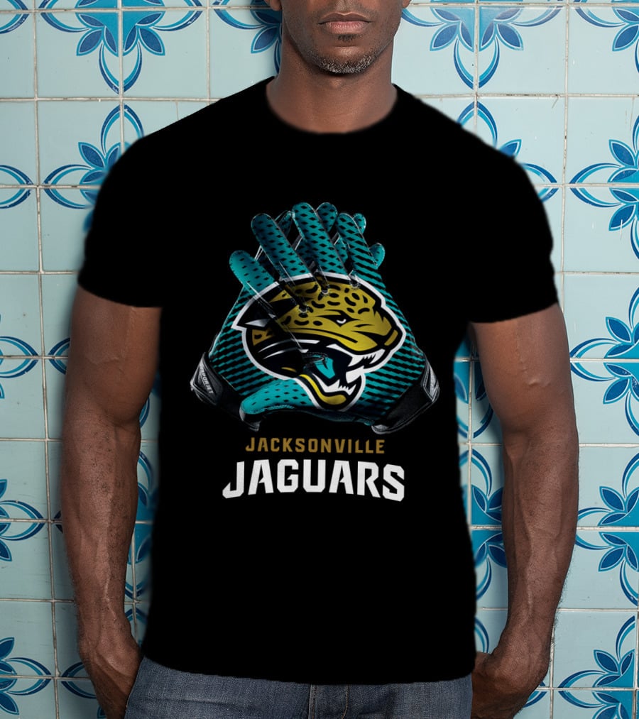 Jacksonville Jaguars Nfl Gloves Football Fan Gear T-Shirt
