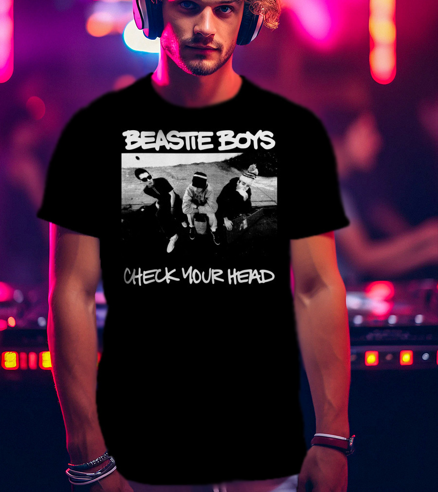 Beastie Boys Check Your Head Black And White Photo T-Shirt