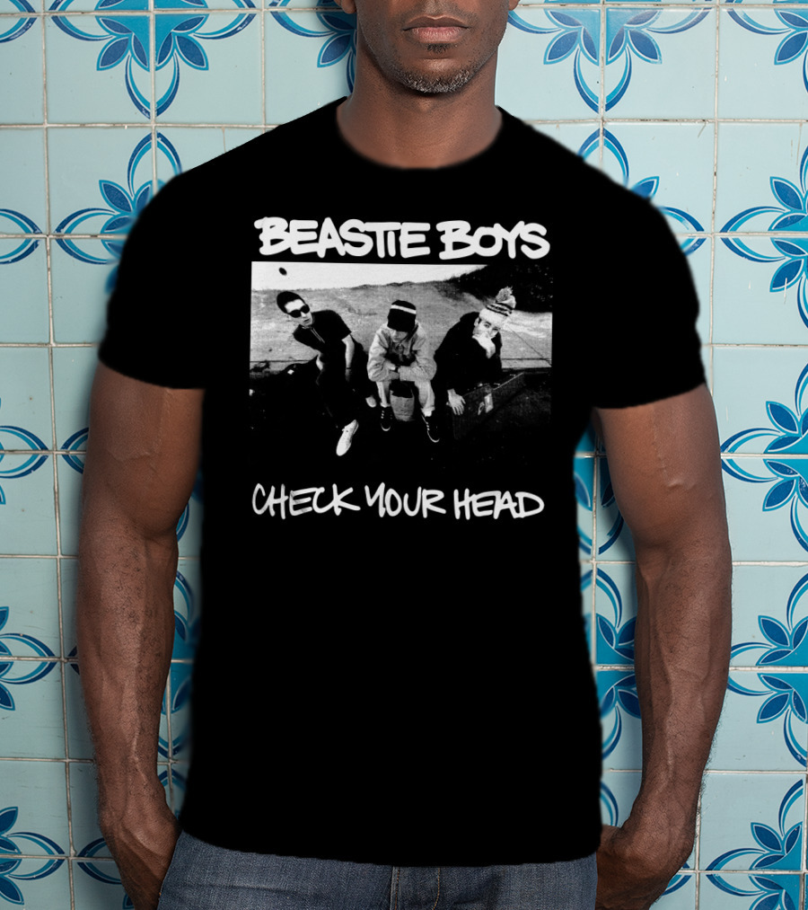 Beastie Boys Check Your Head Black And White Photo T-Shirt