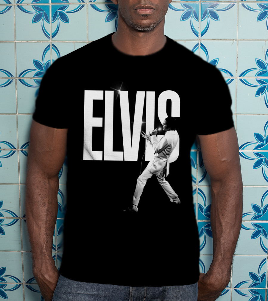 Elvis Sparkling Stage Performance T-Shirt