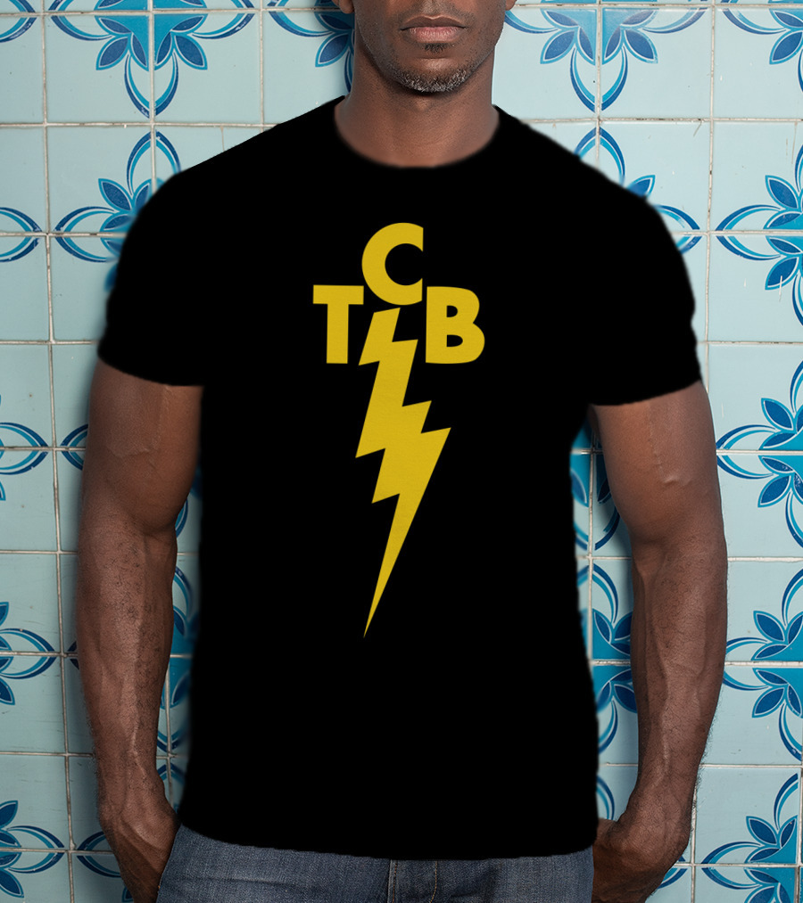 EVPL 15 TCB Taking Care Of Business Lightning Bolt Ringer T-Shirt