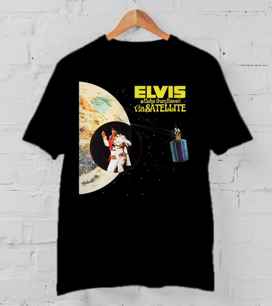 Elvis Aloha From Hawaii Via Satellite Earth Image Performance T-Shirt